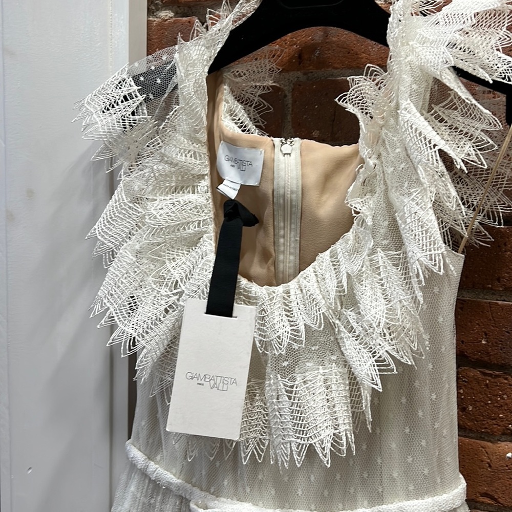 NWT Giambattista Valli ruffle tiered Dress Sz IT 40 - Picture 4 of 16